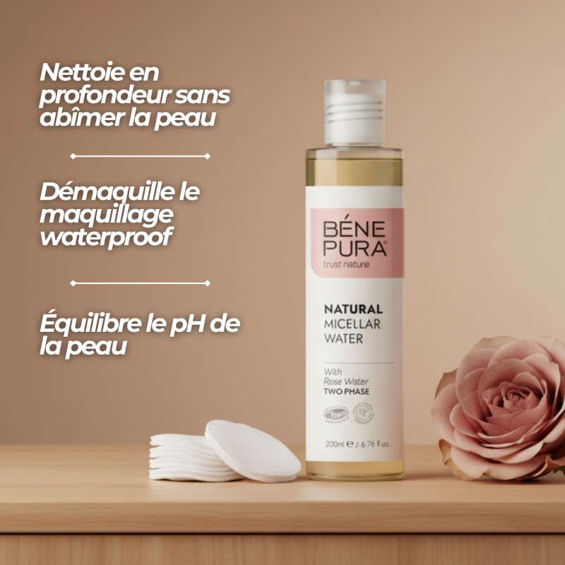 Eau micellaire Naturelle Biphase - 200ml