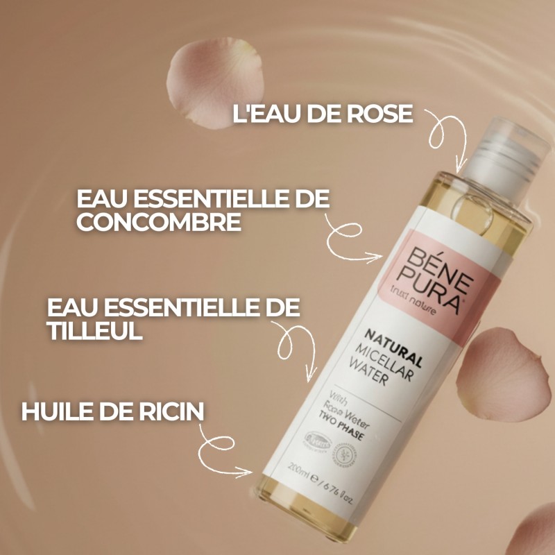 Eau micellaire Naturelle Biphase - 200ml