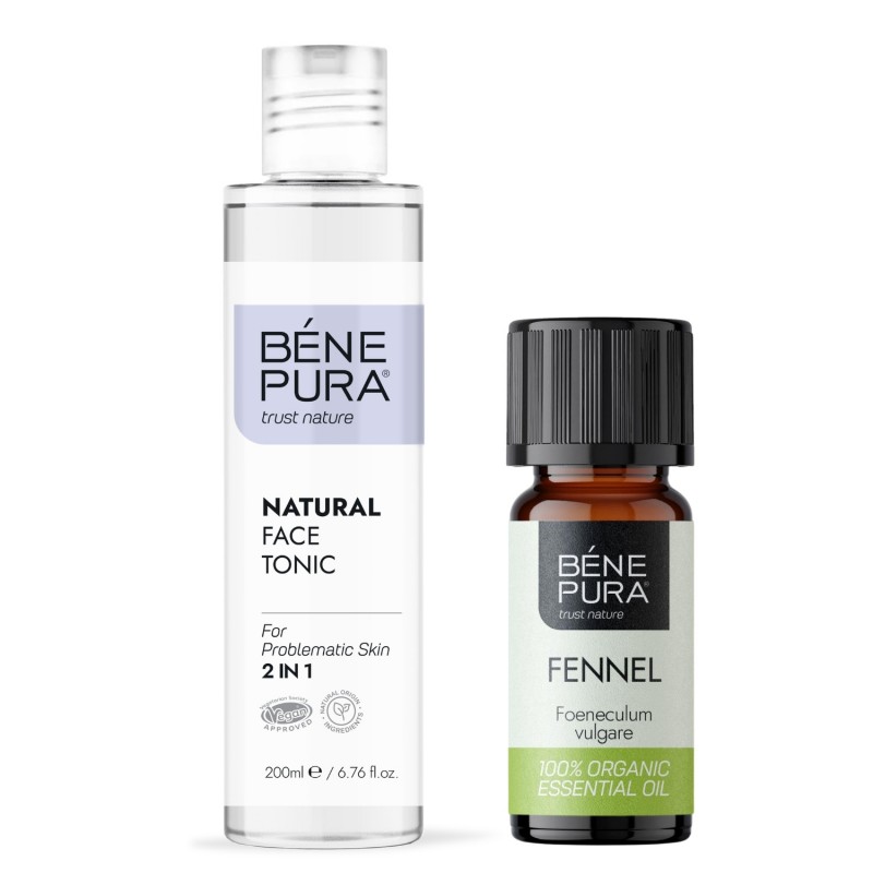 Tonique pour le visage Naturel 2 en 1 et Bio Huile essentielle de Fenouil - GMC