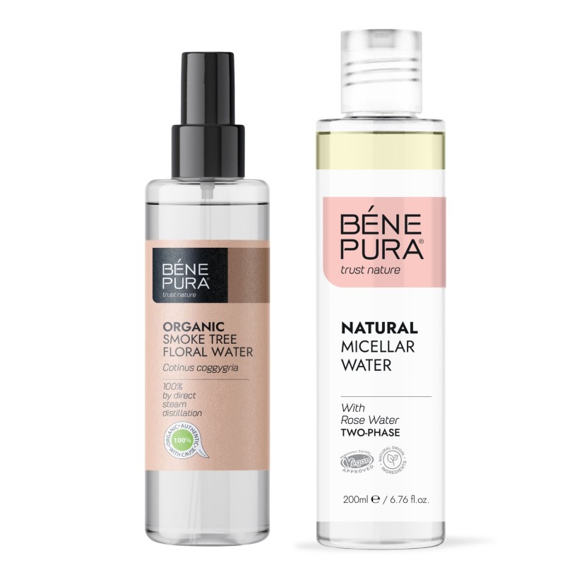Bio Eau florale Arbre à Perruques et Eau micellaire Naturelle Biphase - GMC