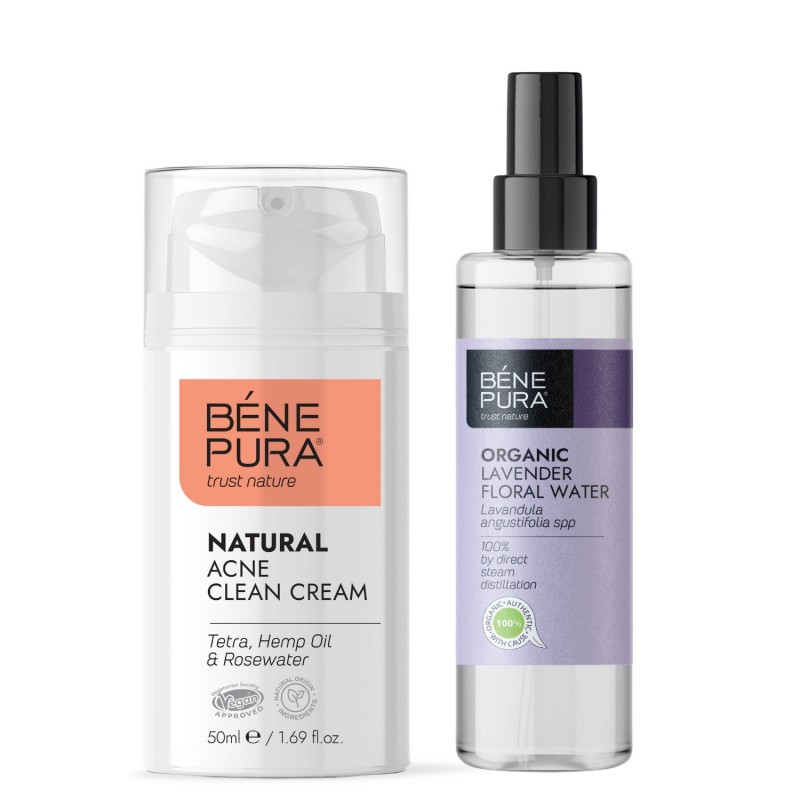 Creme visage Naturelle pour peau Acneique et Bio Eau florale Lavande - GMC