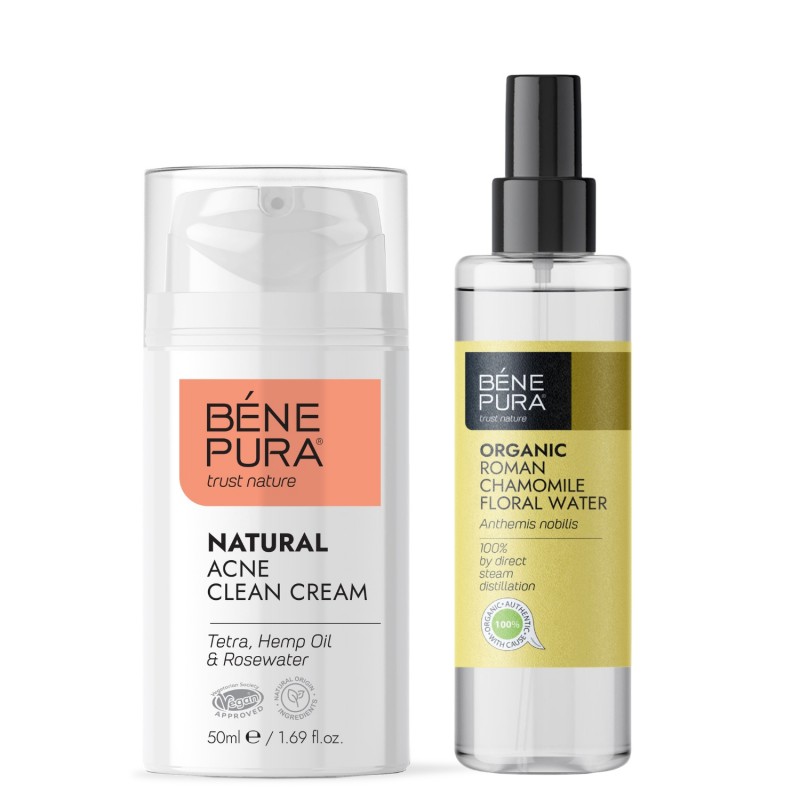 Creme visage Naturelle pour peau Acneique et Bio Eau florale Camomille Romaine - GMC