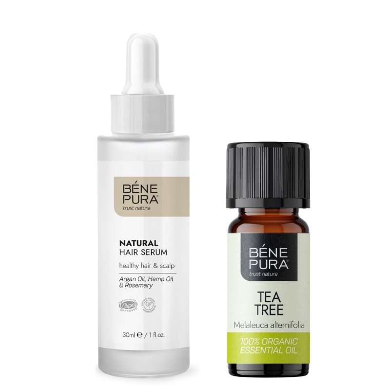 Sérum pour cheveux Naturel et Bio Huile essentielle de Tea Tree