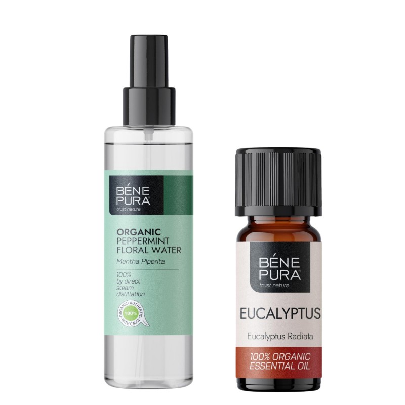 Bio Eau florale Menthe et Bio Huile essentielle de Eucalyptus Radiata - Comparaison de produits