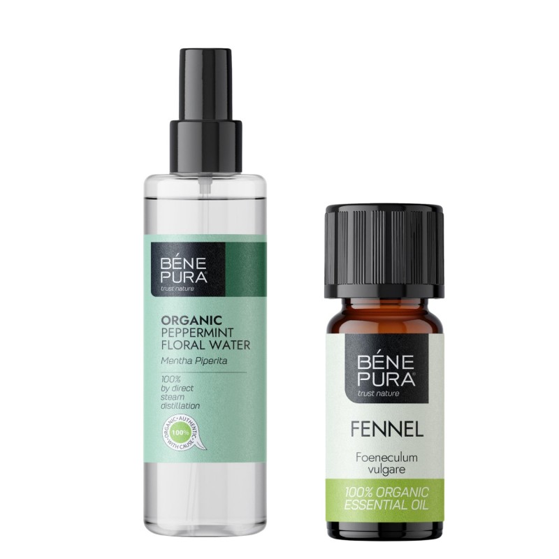 Bio Eau florale Menthe et Bio Huile essentielle de Fenouil - GMC