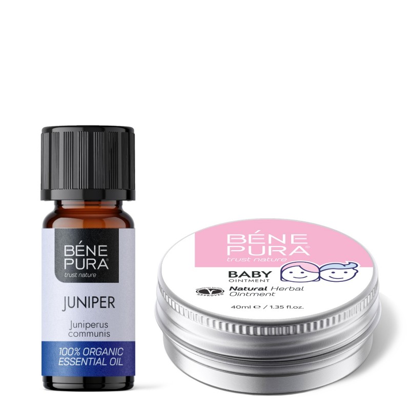 Pommade pour Érythème fessier au Calendula et Camomille et Bio Huile essentielle de Genévrier - GMC