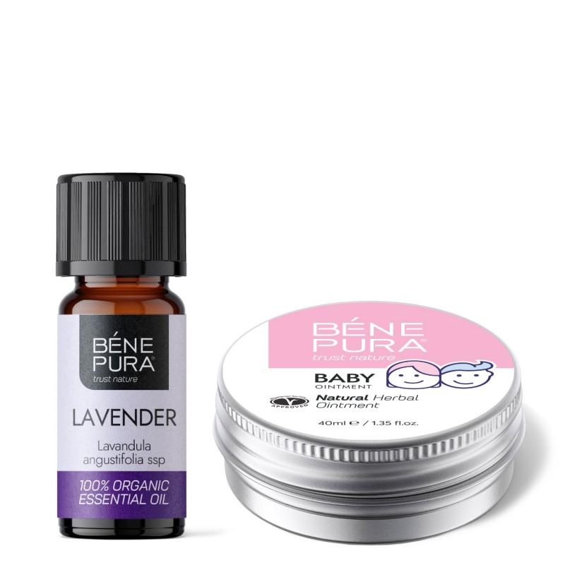 Pommade pour Érythème fessier au Calendula et Camomille et Bio Huile essentielle de Lavande - GMC