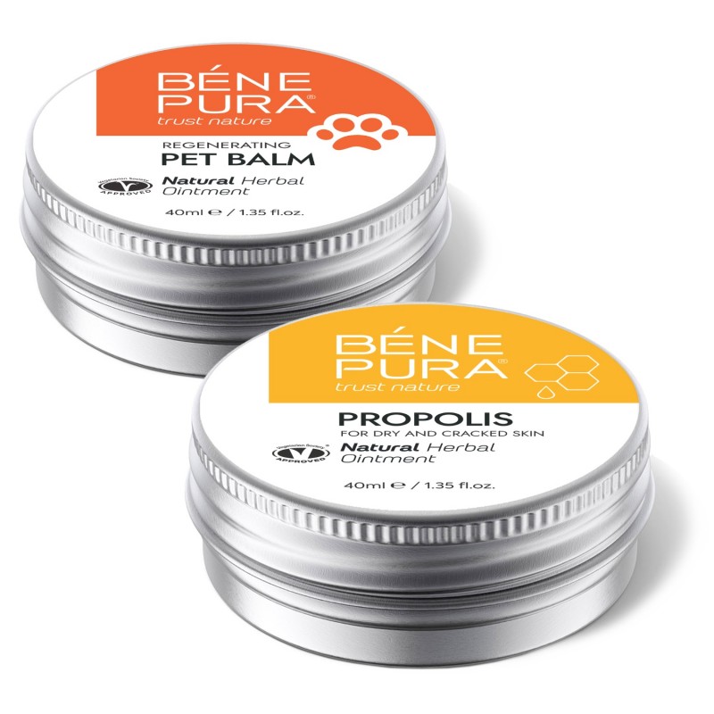 Régénérant baume pour Coussinet Chien au Calendula et Pommade Propolis pour Peau très Sèche avec 30% Propolis - GMC