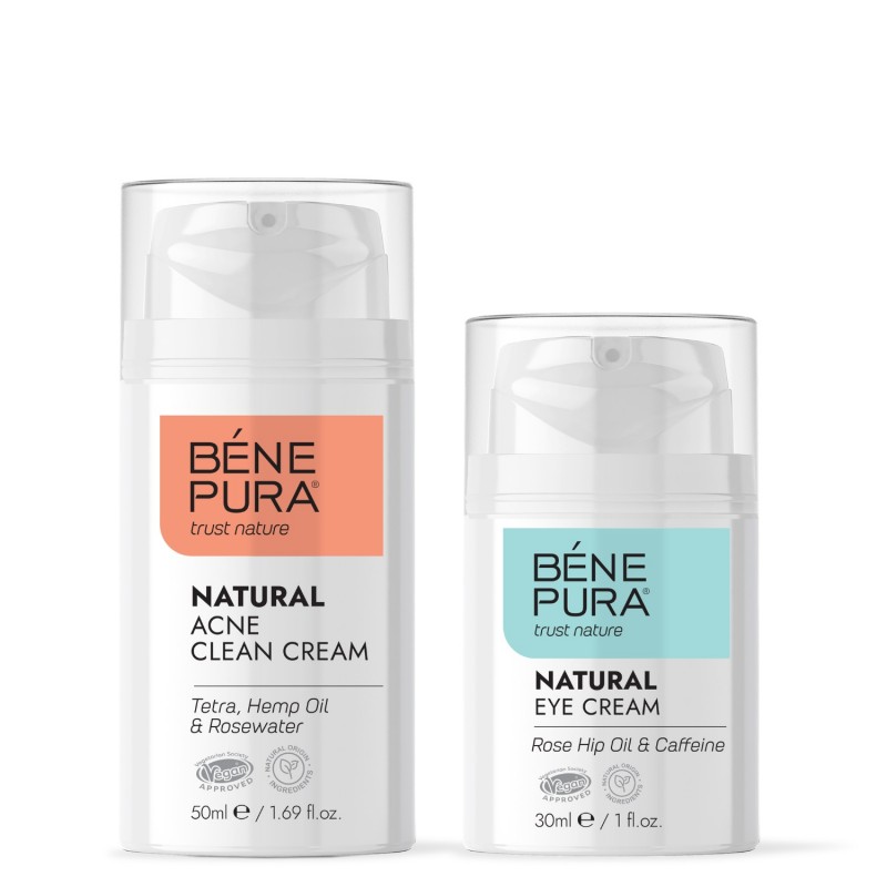 Creme visage Naturelle pour contour des Yeux anti Cerne et Creme visage Naturelle pour peau Acneique - GMC