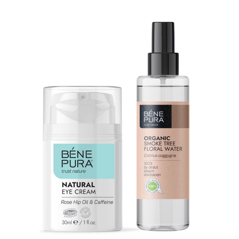 Creme visage Naturelle pour contour des Yeux anti Cerne et Bio Eau florale Arbre à Perruques - GMC