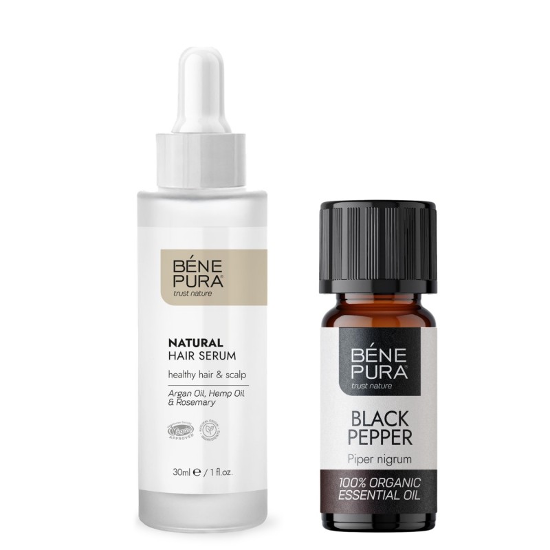Sérum pour cheveux Naturel et Bio Huile essentielle de Poivre Noir - GMC