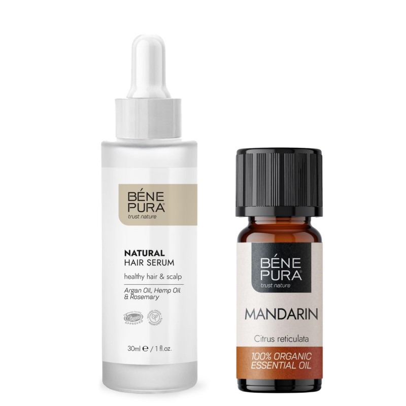 Sérum pour cheveux Naturel et Bio Huile essentielle de Mandarine rouge