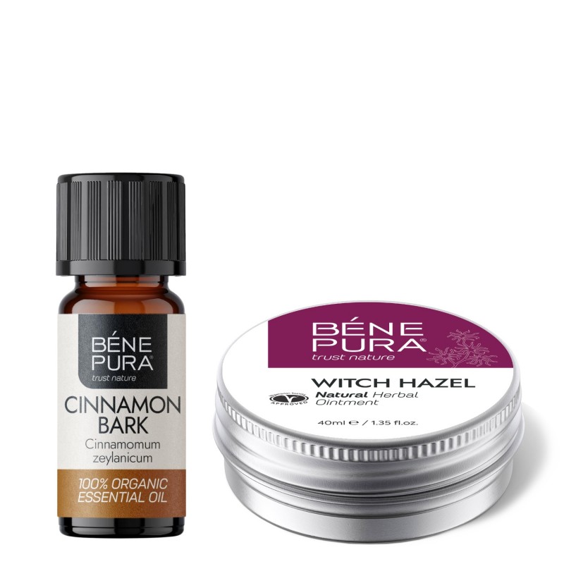 Pommade pour Hémorroïdes à l'Hamamélis et Bio Huile essentielle de Cannelle écorce - GMC