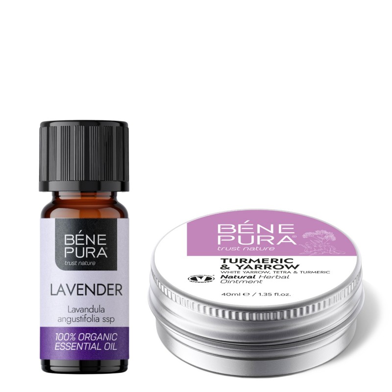 Hemorrelax pommade pour Hémorroïdes à l'Achillée Millefeuille Blanche, Tetra et Curcuma et Bio Huile essentielle de Lavande - GMC