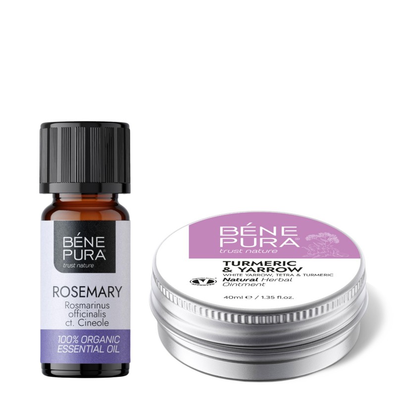 Hemorrelax pommade pour Hémorroïdes à l'Achillée Millefeuille Blanche, Tetra et Curcuma et Bio Huile essentielle de Romarin à Cinéole - GMC