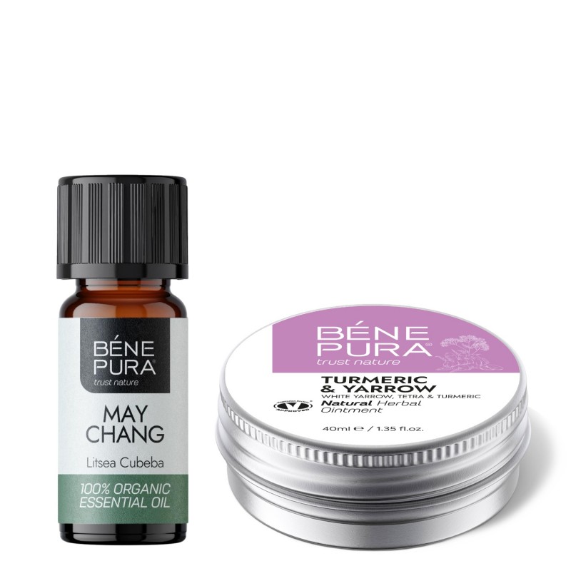 Hemorrelax pommade pour Hémorroïdes à l'Achillée Millefeuille Blanche, Tetra et Curcuma et Bio Huile essentielle de Litsée Citronnée - GMC