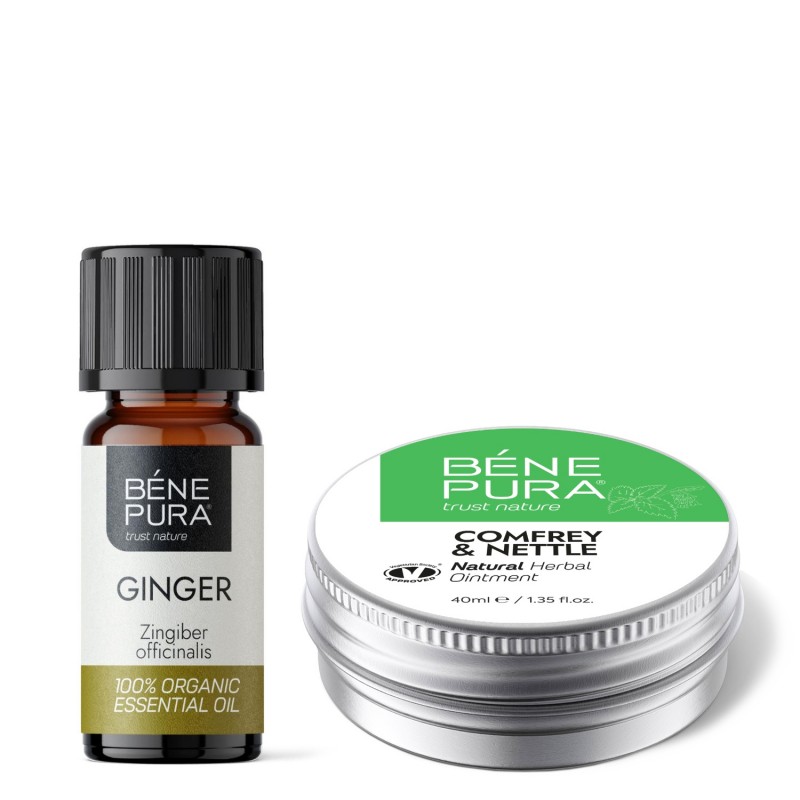 Arthrohit pommade de Consoude pour douleurs Articulaires et Musculaires à l'Ortie et Bio Huile essentielle de Gingembre - 