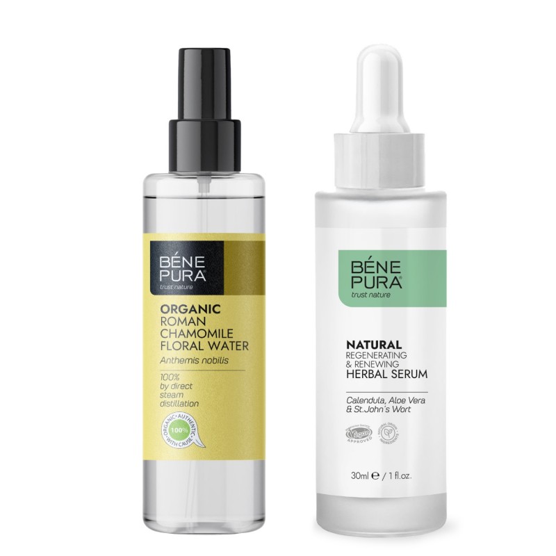 Sérum visage Naturel à l'Aloe Vera et Bio Eau florale Camomille Romaine - GMC