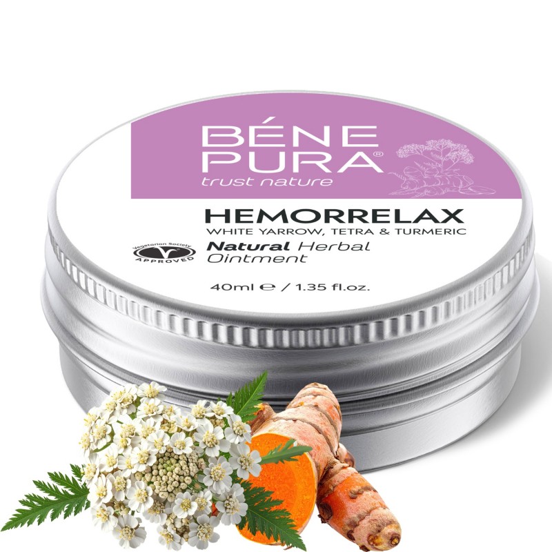 Hemorrelax pommade pour Hémorroïdes à l'Achillée Millefeuille Blanche, Tetra et Curcuma - 40ml - Comparaison de produits