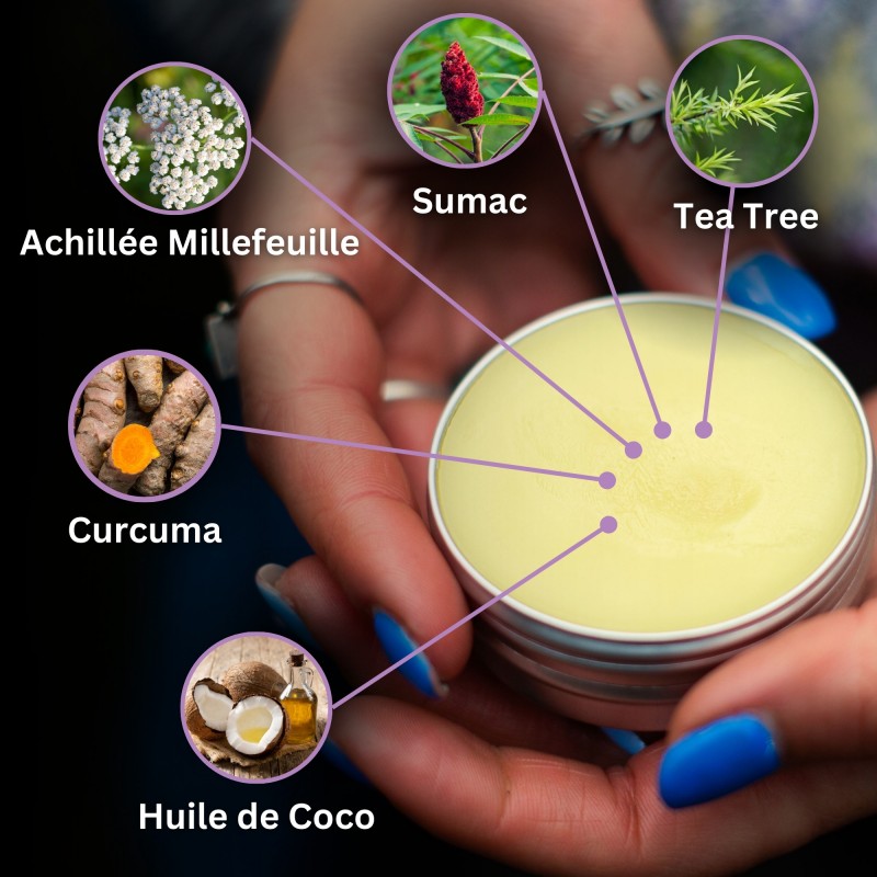 3x Hemorrelax pommade pour Hémorroïdes à lAchillée Millefeuille Blanche, Tetra et Curcuma - 40ml