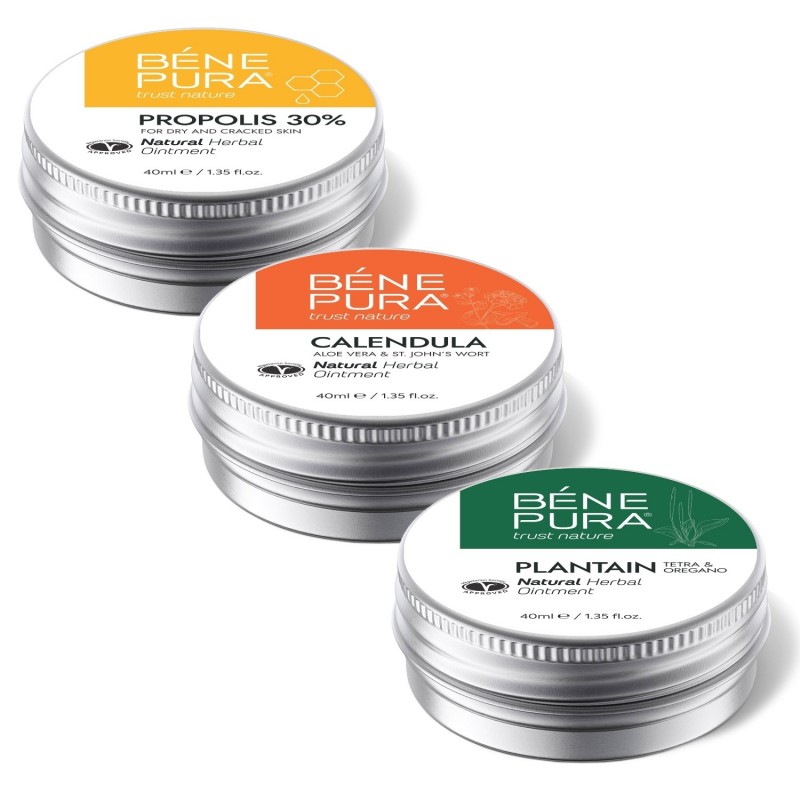 "Pommades pour Cicatrisante, Brulures et Demangeaison 2" Set - 