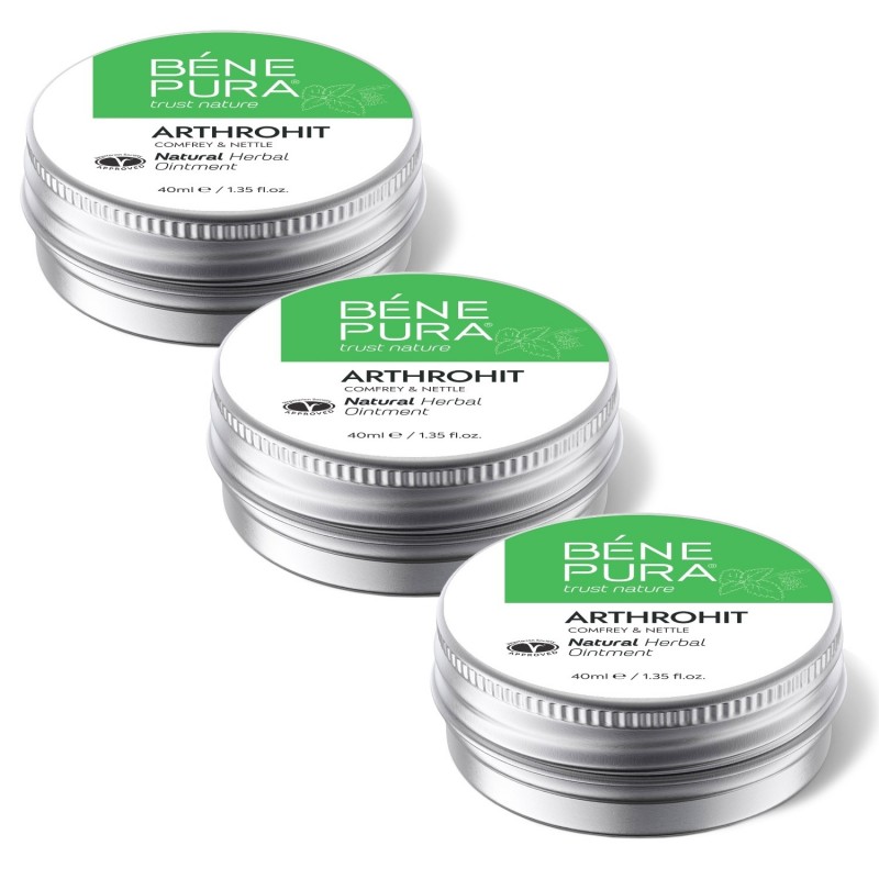 3x Arthrohit pommade de Consoude pour douleurs Articulaires et Musculaires à l'Ortie - 40ml - Comparaison de produits