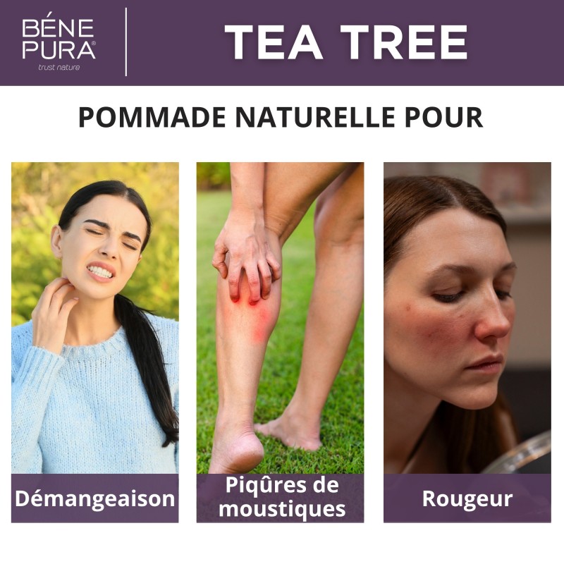 Pommade Tea Tree pour les Éruptions cutanées et Démangeaisons - 40ml