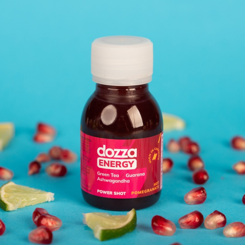 6x Pack DOZZA Energy Hot Pomegranate Energy shot - 60ml - Benepura.fr 6x Pack DOZZA Energy Hot Pomegranate Energy shot - 60ml