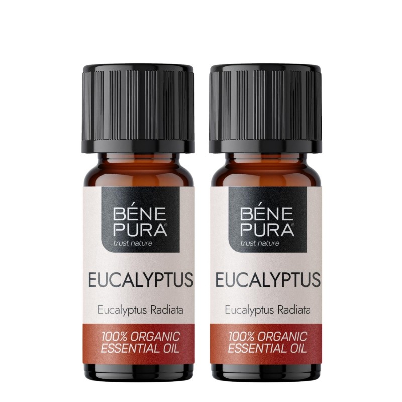 2x Bio Huile essentielle de Eucalyptus Radiata - 5ml - Huiles essentielles