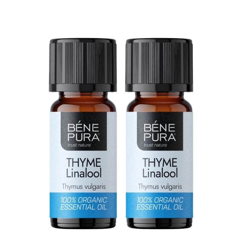 2x Bio Huile essentielle de Thym à Linalol - 5ml - Huiles essentielles