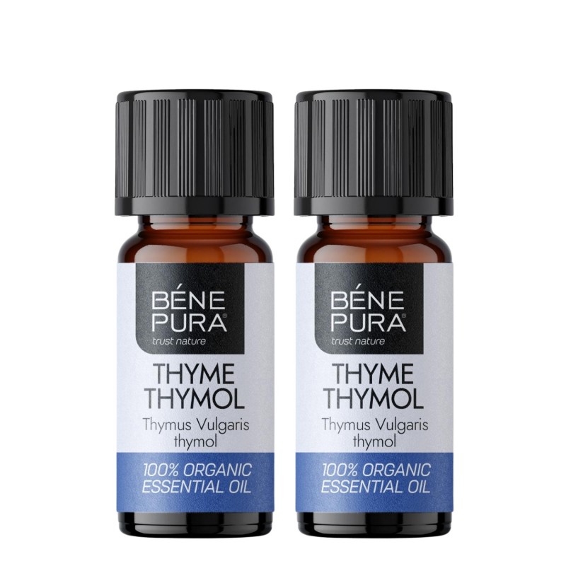 2x Bio Huile essentielle de Thym à Thymol - 5ml - Huiles essentielles