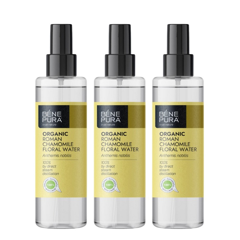3x Bio Eau florale Camomille Romaine - 250ml 3x Bio Eau florale Camomille Romaine - 250ml - Eaux florales