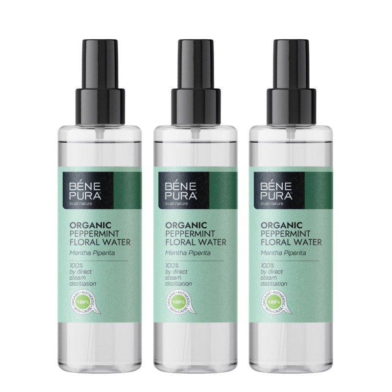 3x Bio Eau florale Menthe - 250ml 3x Bio Eau florale Menthe - 250ml - Eaux florales