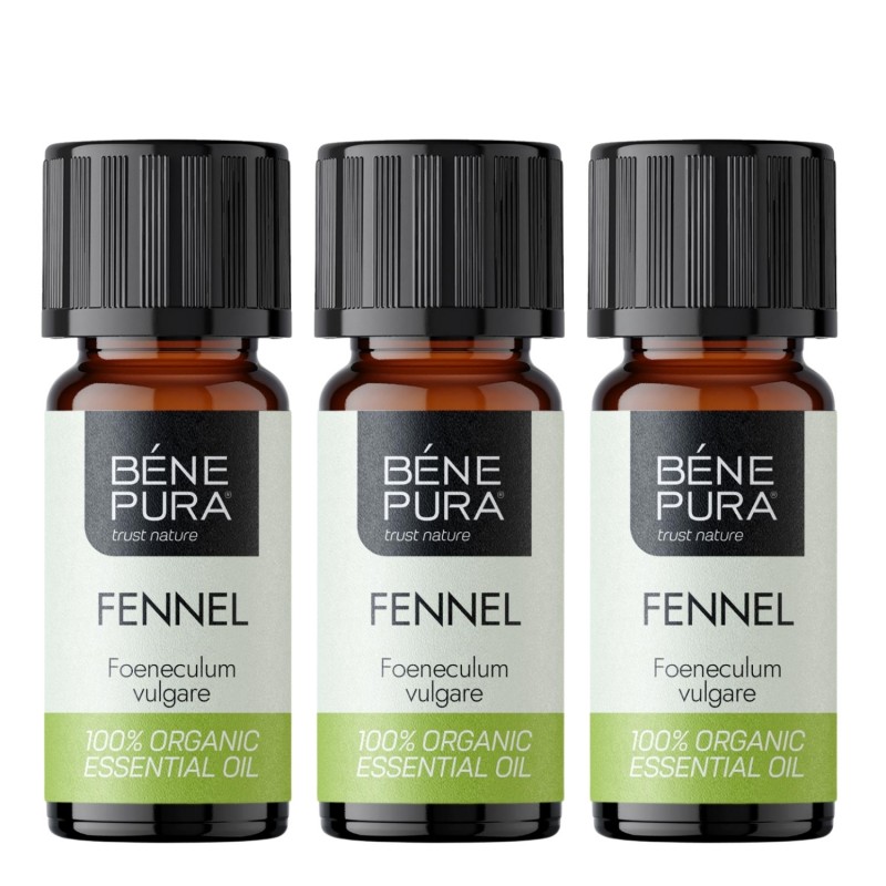 3x Bio Huile essentielle de Fenouil - 10ml - Huiles essentielles