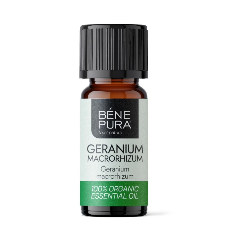 Bio Huile essentielle de Géranium - 10ml - Benepura.fr Bio Huile essentielle de Géranium - 10ml