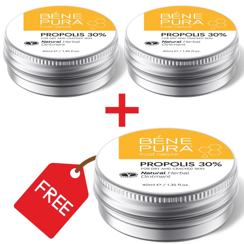 3x Pommade Propolis pour Peau très Sèche avec 30% Propolis - 40ml - Comparaison de produits