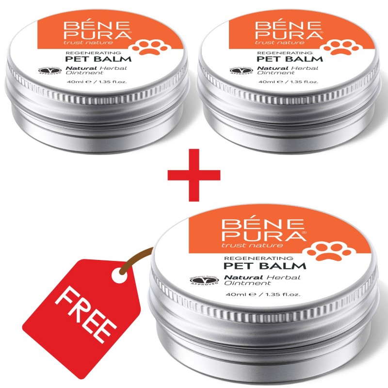 3x Régénérant baume pour Coussinet Chien au Calendula - 40ml - Pommades coussinet chien