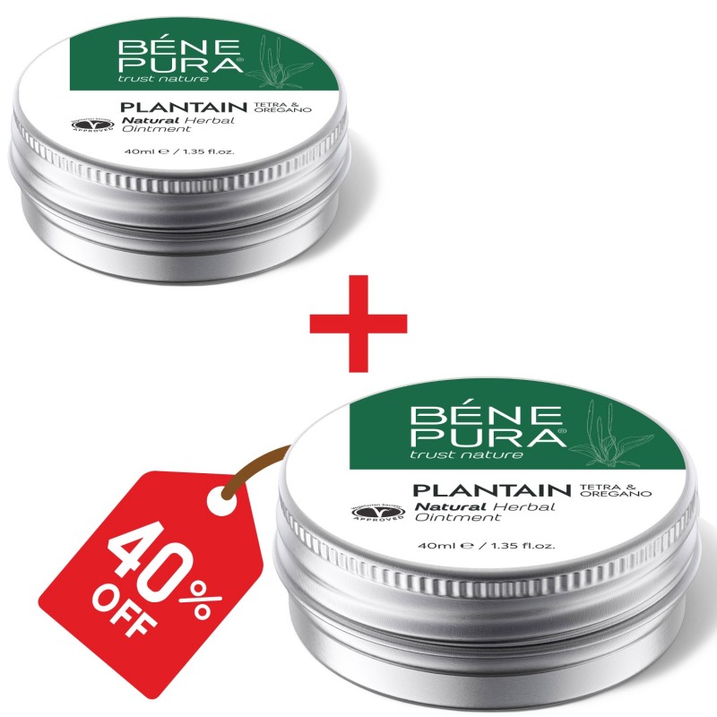 2x Pommade Plantain pour les Éruptions cutanées et Démangeaisons - 40ml - Comparaison de produits