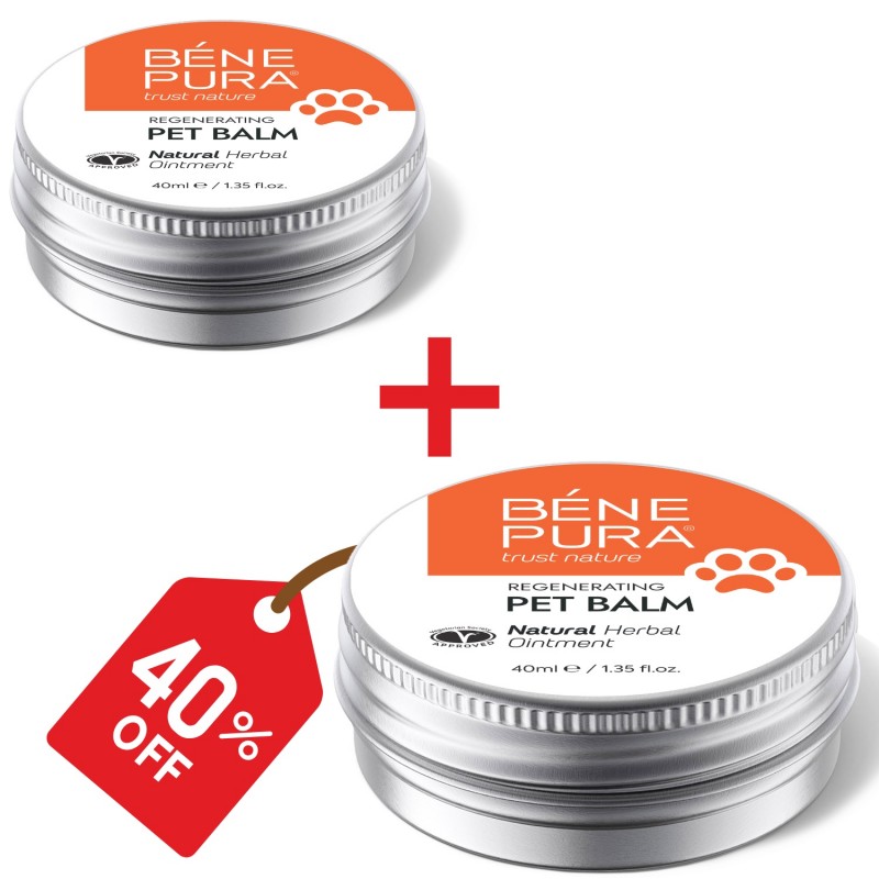 2x Régénérant baume pour Coussinet Chien au Calendula - 40ml - Pommades coussinet chien
