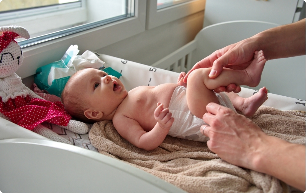 Comme tonique pour la peau de bébé en cas de peau gercée ou d'éruptions cutanées