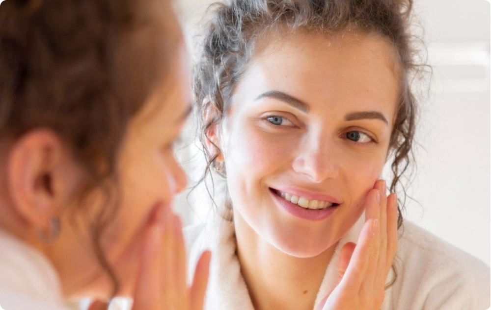 Comme huile pour la peau atteinte de rosacée