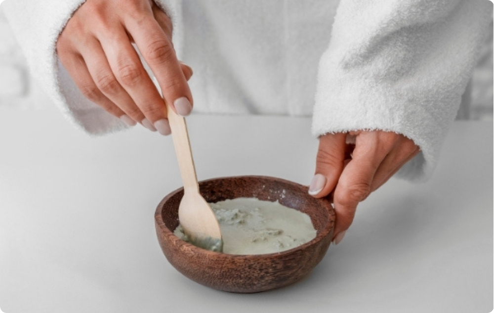 En tant qu'additif aux masques à l'argile