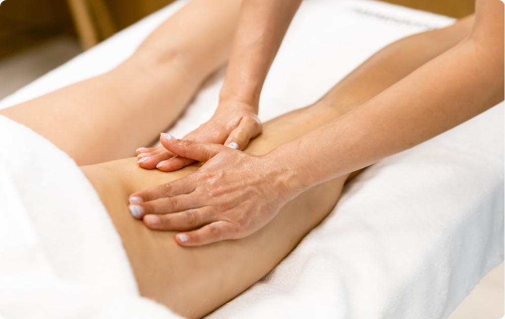 Comme huile de massage contre la cellulite et pour raffermir la peau