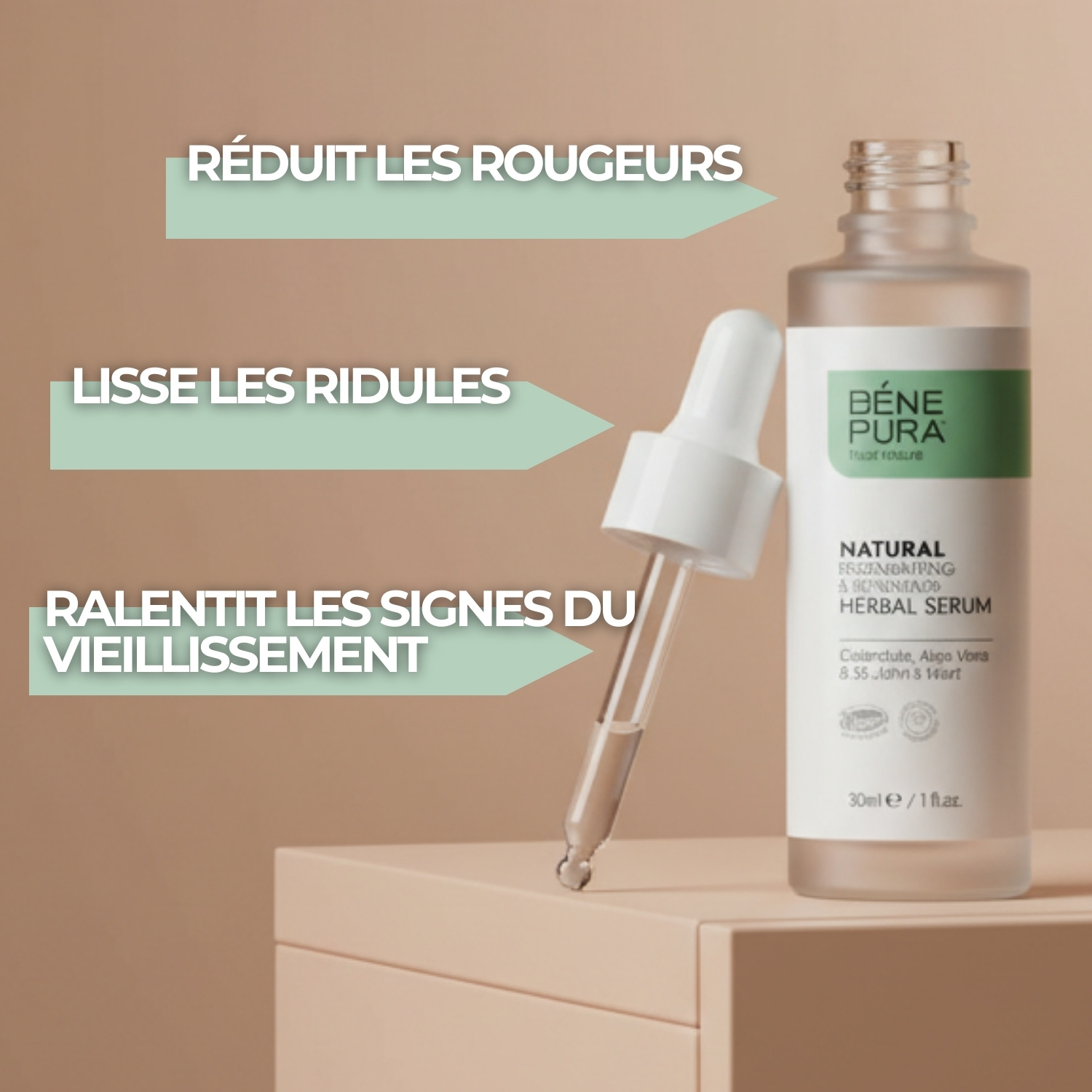 Sérum visage Naturel à l'Aloe Vera - 30ml