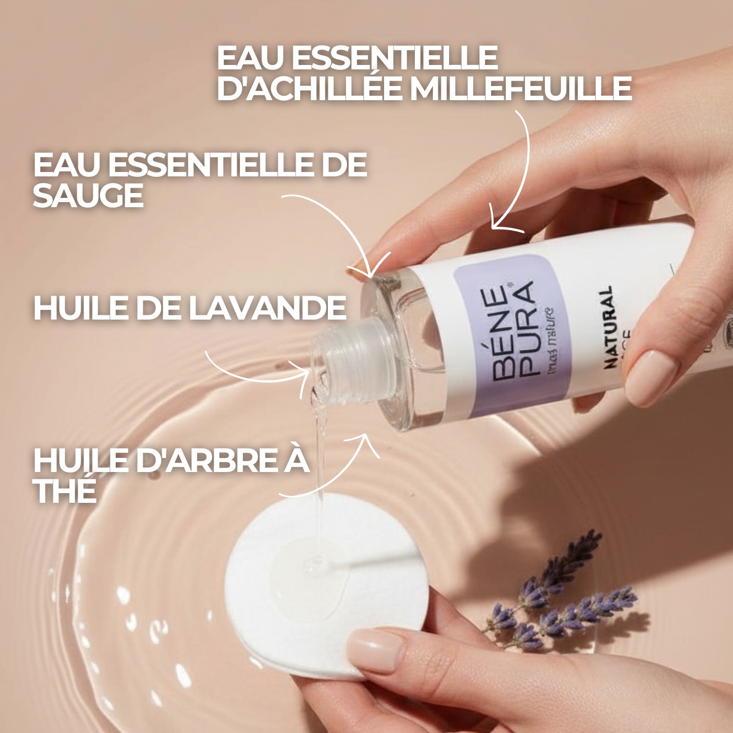 Tonique pour le visage Naturel 2 en 1 - 200ml