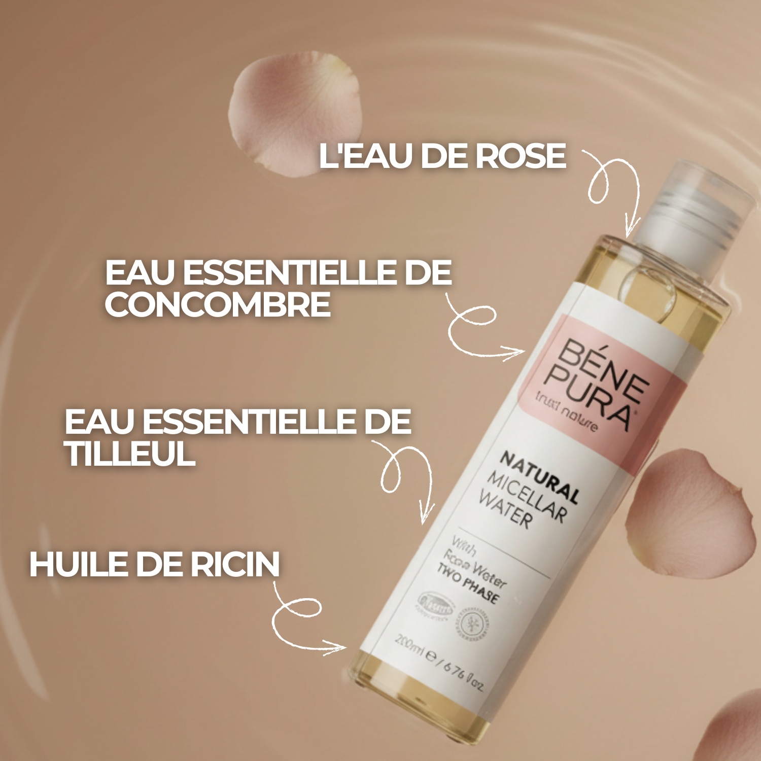 Eau micellaire Naturelle Biphase - 200ml