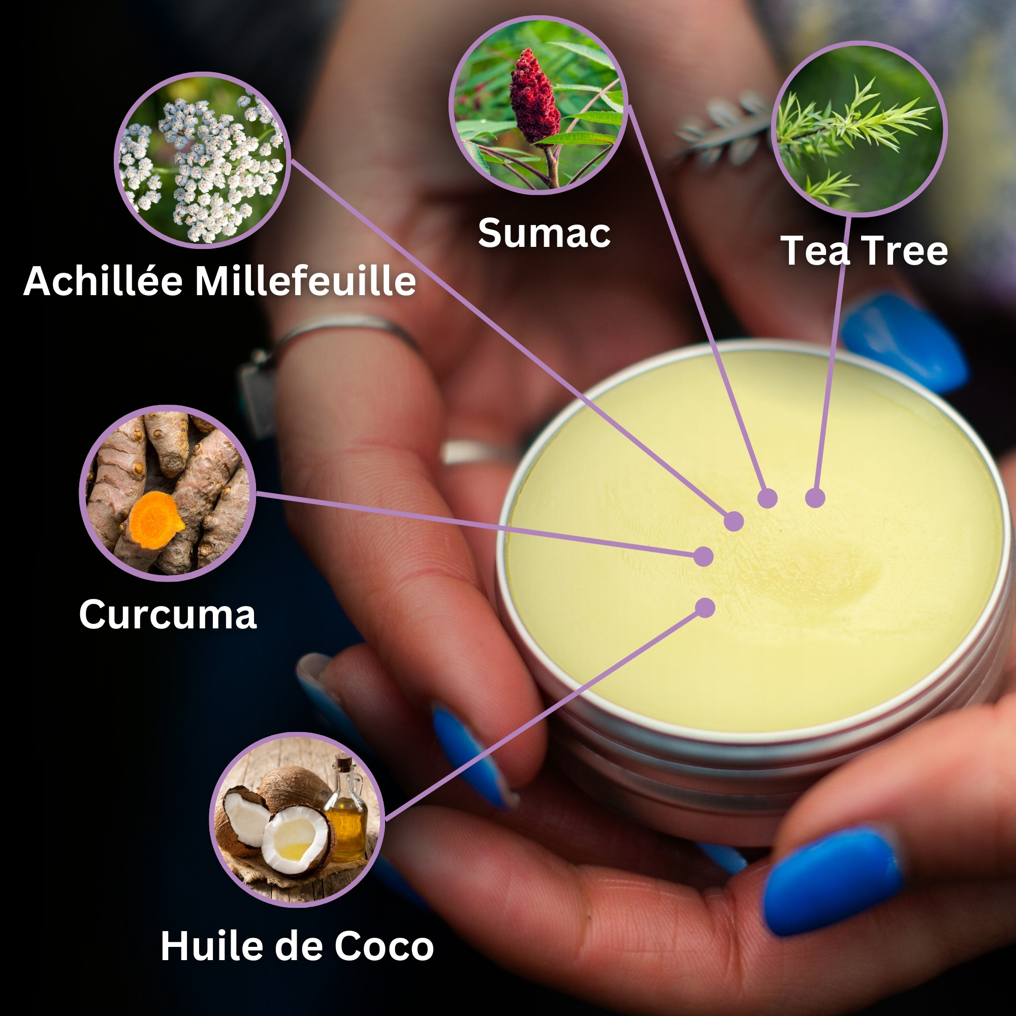 Hemorrelax pommade pour Hémorroïdes à l'Achillée Millefeuille Blanche, Tetra et Curcuma - 40ml