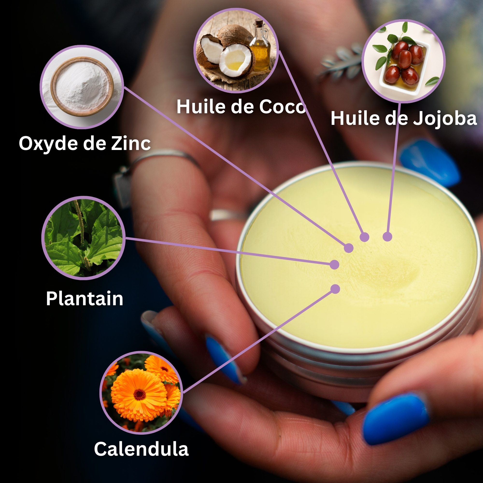 Pommade Oxyde de Zinc pour les Éruptions cutanées et Démangeaisons - 40ml